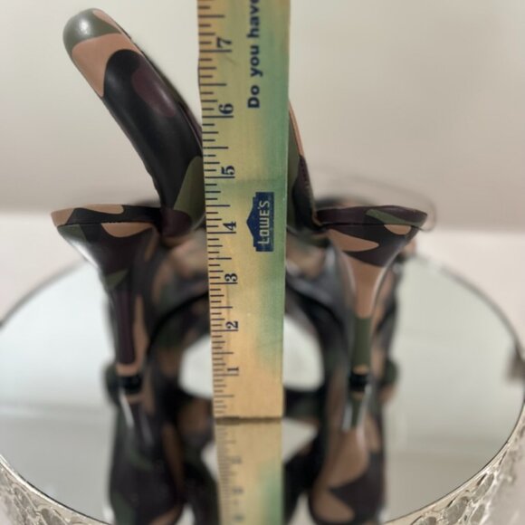 Azalea Wang Minoru Puff Wedge Sandal In Camo sz 8.5 - Picture 4 of 5